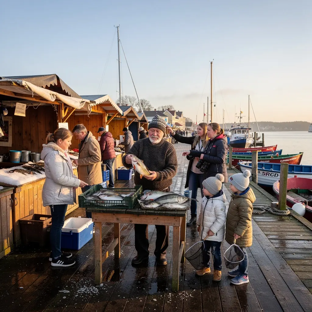 Turu müüja, kes esitleb oma käsitööna valmistatud tooteid ja kohalikke delikatesse.